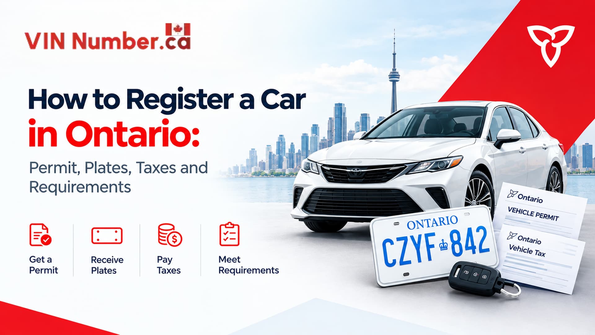 How to Register a Car in Ontario: Permit, Plates, Taxes and Requirements 