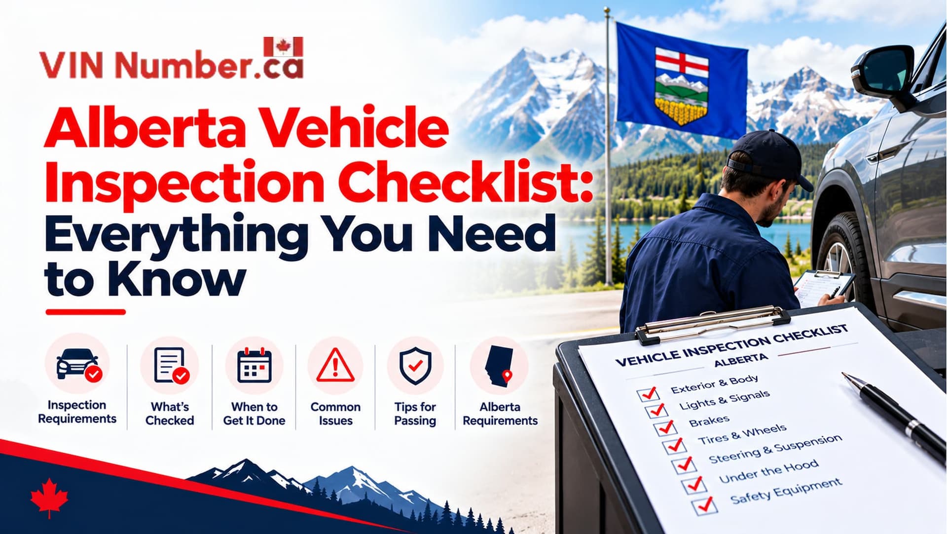 Liste de vérification pour l'inspection des véhicules en Alberta : Tout ce que vous devez savoir