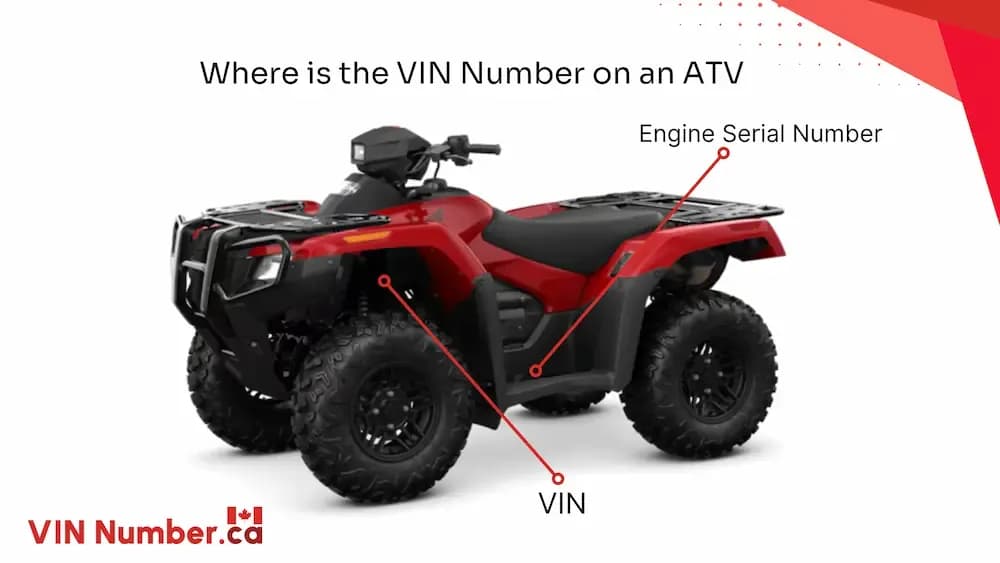 Where is the VIN Number on an ATV