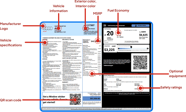 Vehicle history report preview